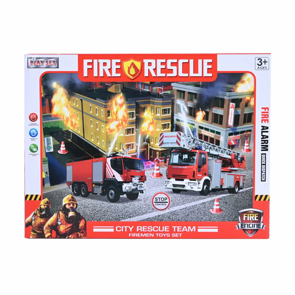 Picture of Fire Rescue City Firemen Toys Set - by Raja Sahib Kids