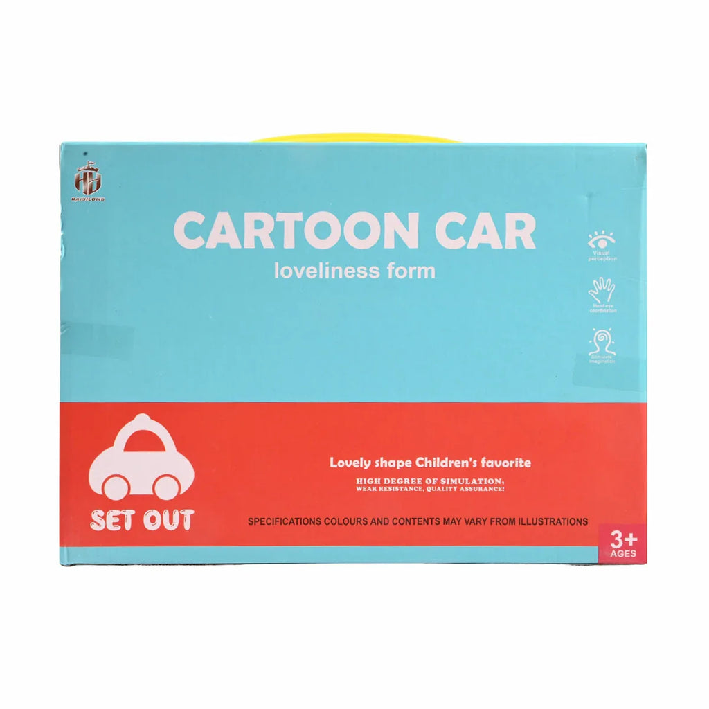 Picture of 4-Pack Construction Vehicle Cartoon Car Set - by Raja Sahib Kids