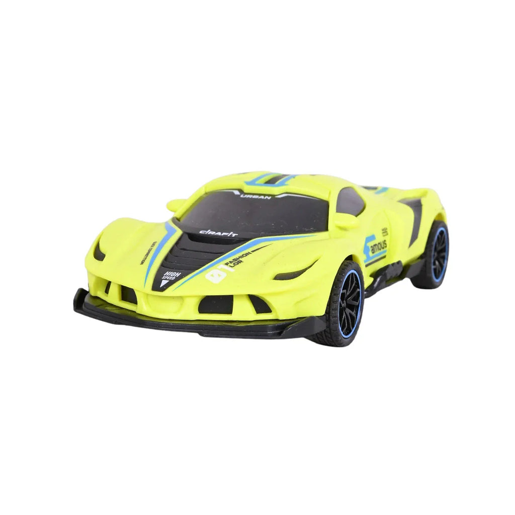 Picture of High Speed Model Car Yellow - by Raja Sahib Kids