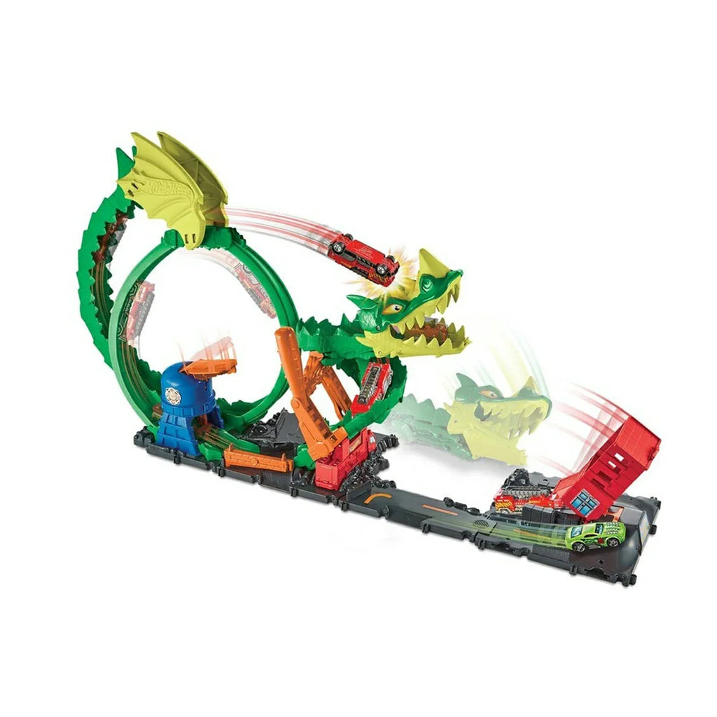 Picture of Hot Wheels City: Dragon Drive Firefight! Epic Stunt Track Challenge - by Raja Sahib Kids