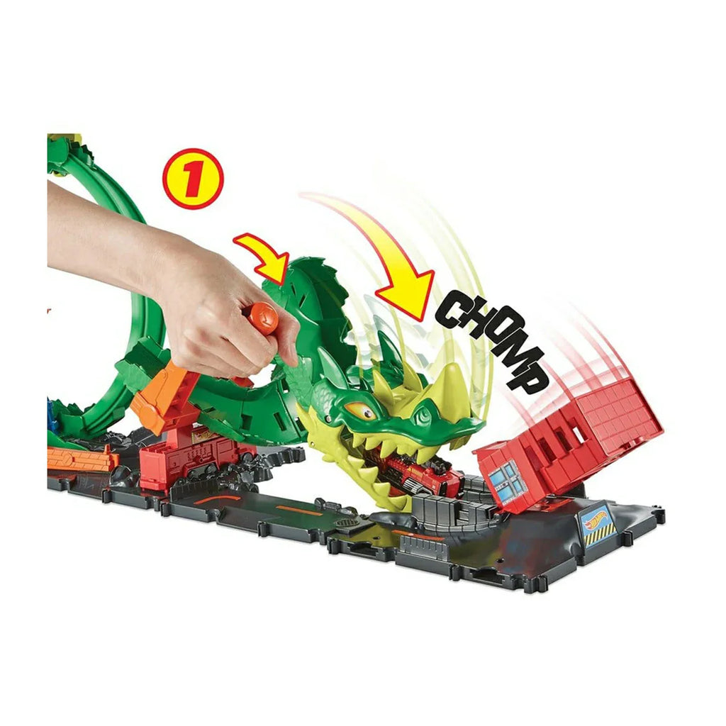 Picture of Hot Wheels City: Dragon Drive Firefight! Epic Stunt Track Challenge - by Raja Sahib Kids
