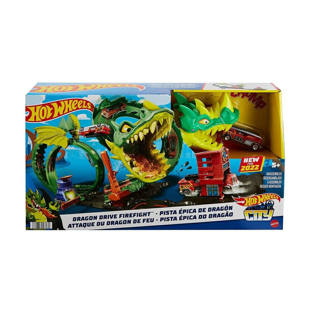 Picture of Hot Wheels City: Dragon Drive Firefight! Epic Stunt Track Challenge - by Raja Sahib Kids