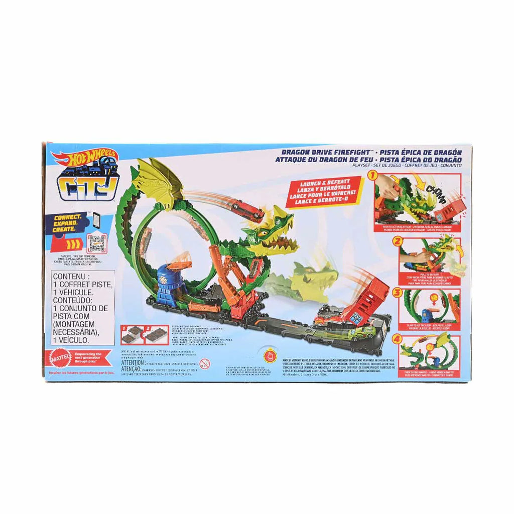 Picture of Hot Wheels City: Dragon Drive Firefight! Epic Stunt Track Challenge - by Raja Sahib Kids