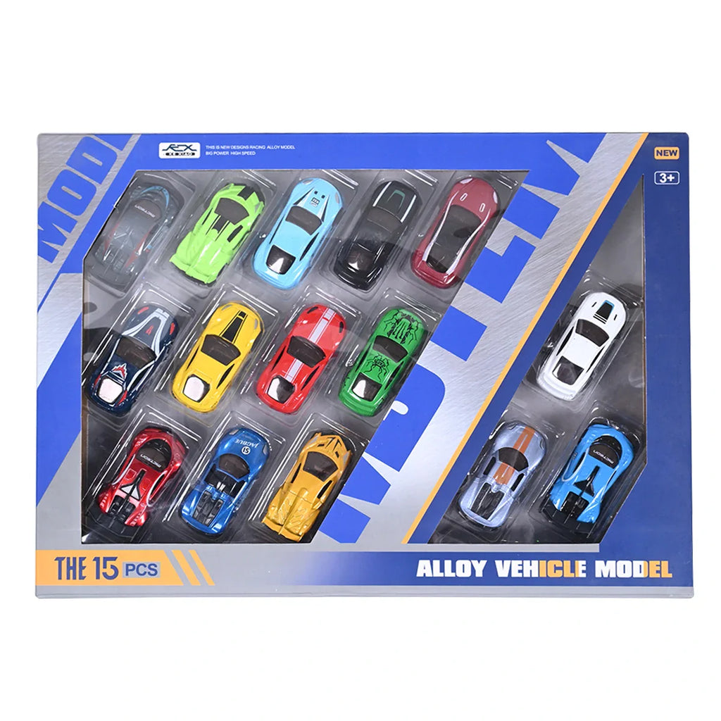 Picture of Die Cast Metal Model Cars Set 15 Pcs - by Raja Sahib Kids