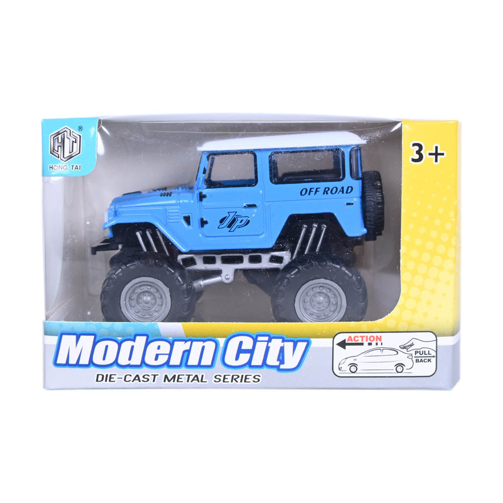 Picture of Modern City Die Cast Metal Jeep Blue - by Raja Sahib Kids