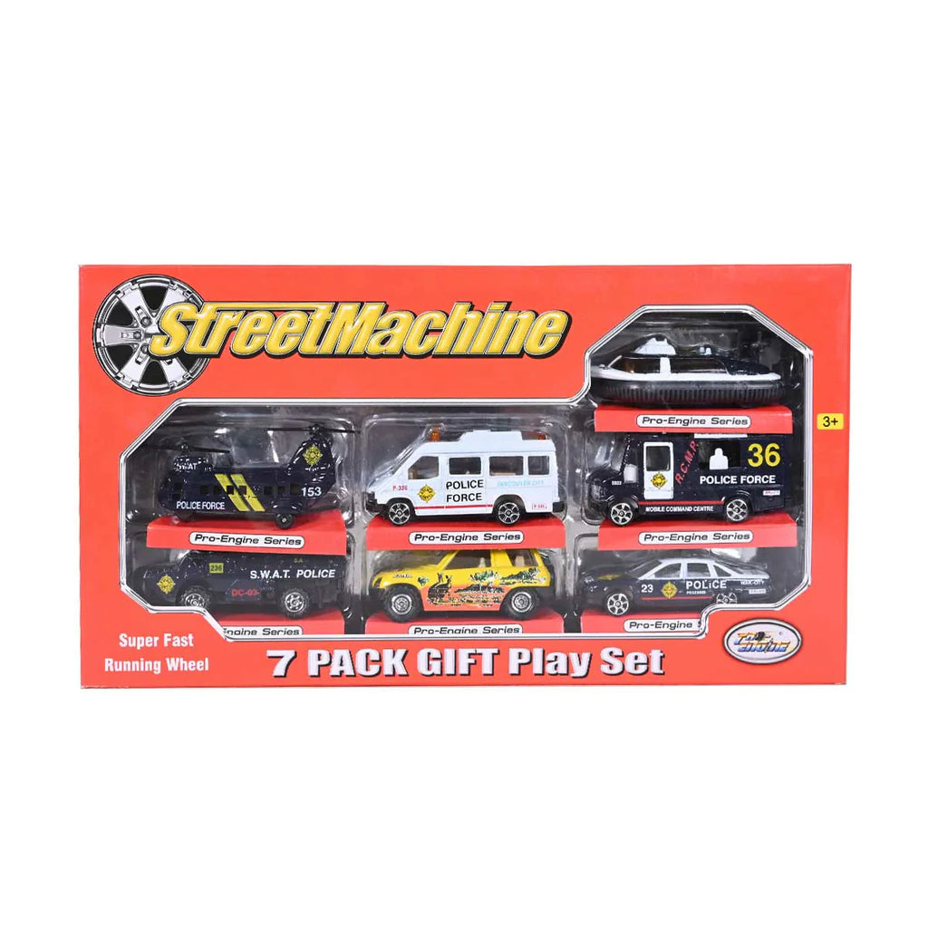 Picture of Street Machine Pro Engine Series 7 Pack Gift Play Set - by Raja Sahib Kids