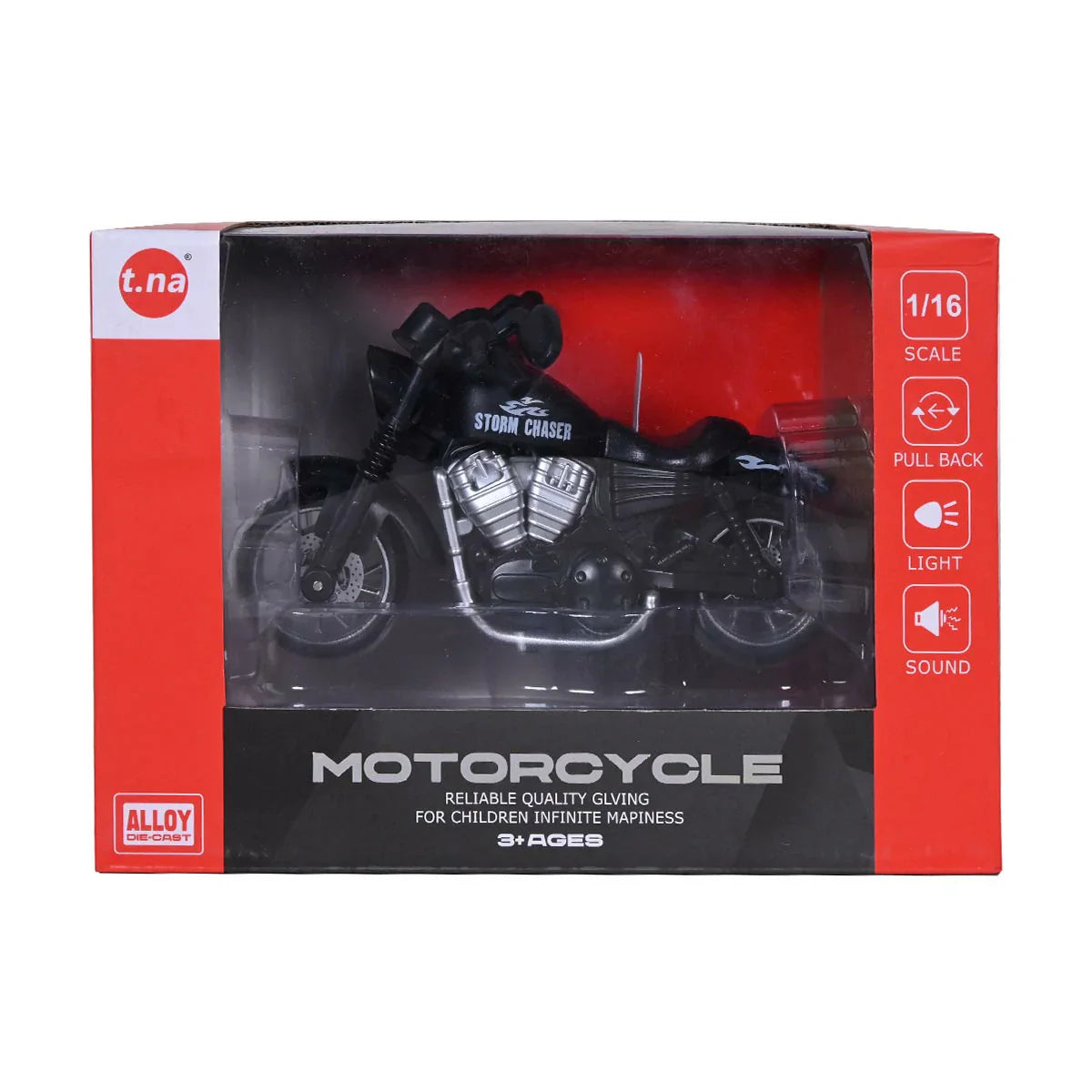 Alloy Die Cast Motorcycle Black – Raja Sahib Kids