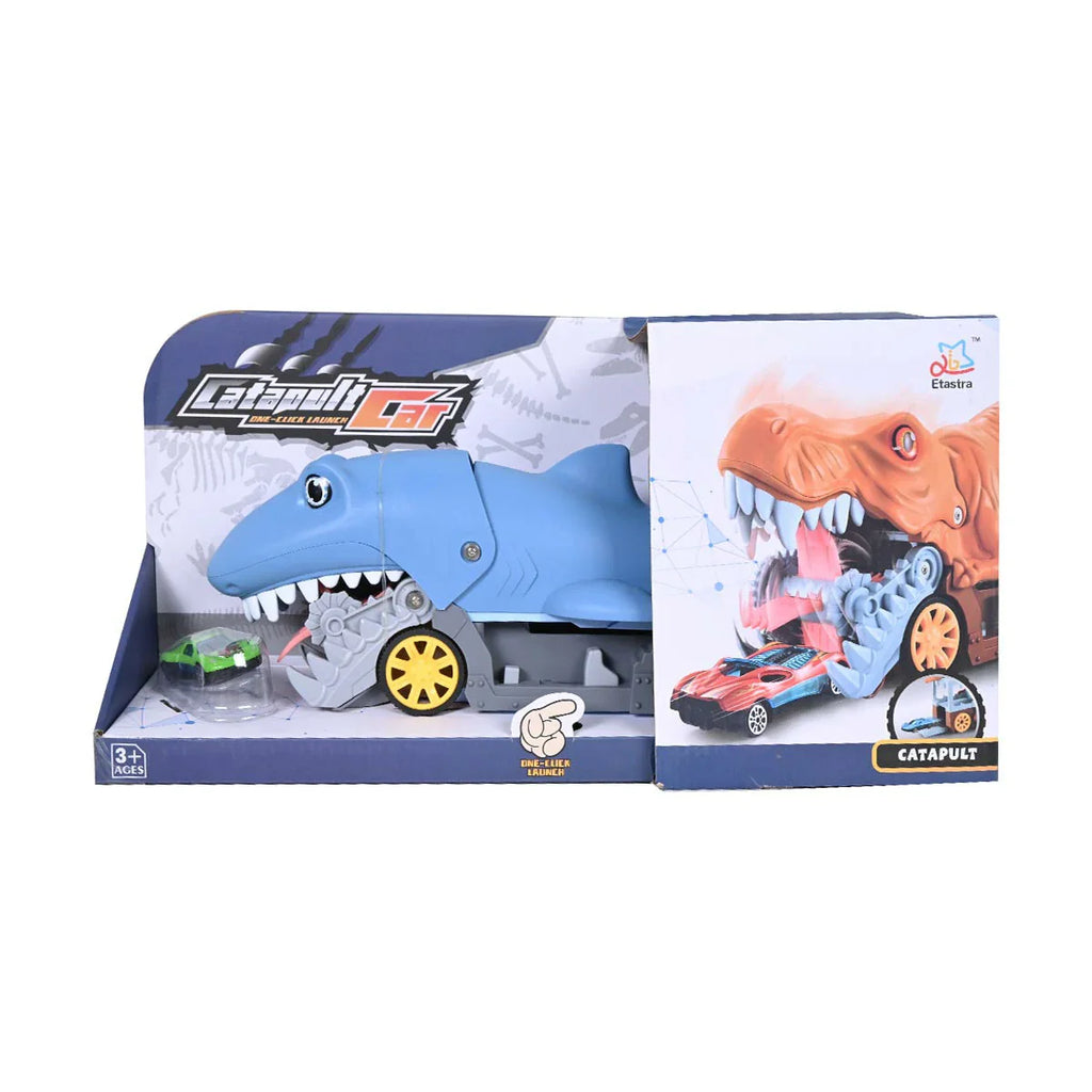 Picture of Kids Dinosaur Shark Crocodile Devour Car Toys With Metal Car - by Raja Sahib Kids