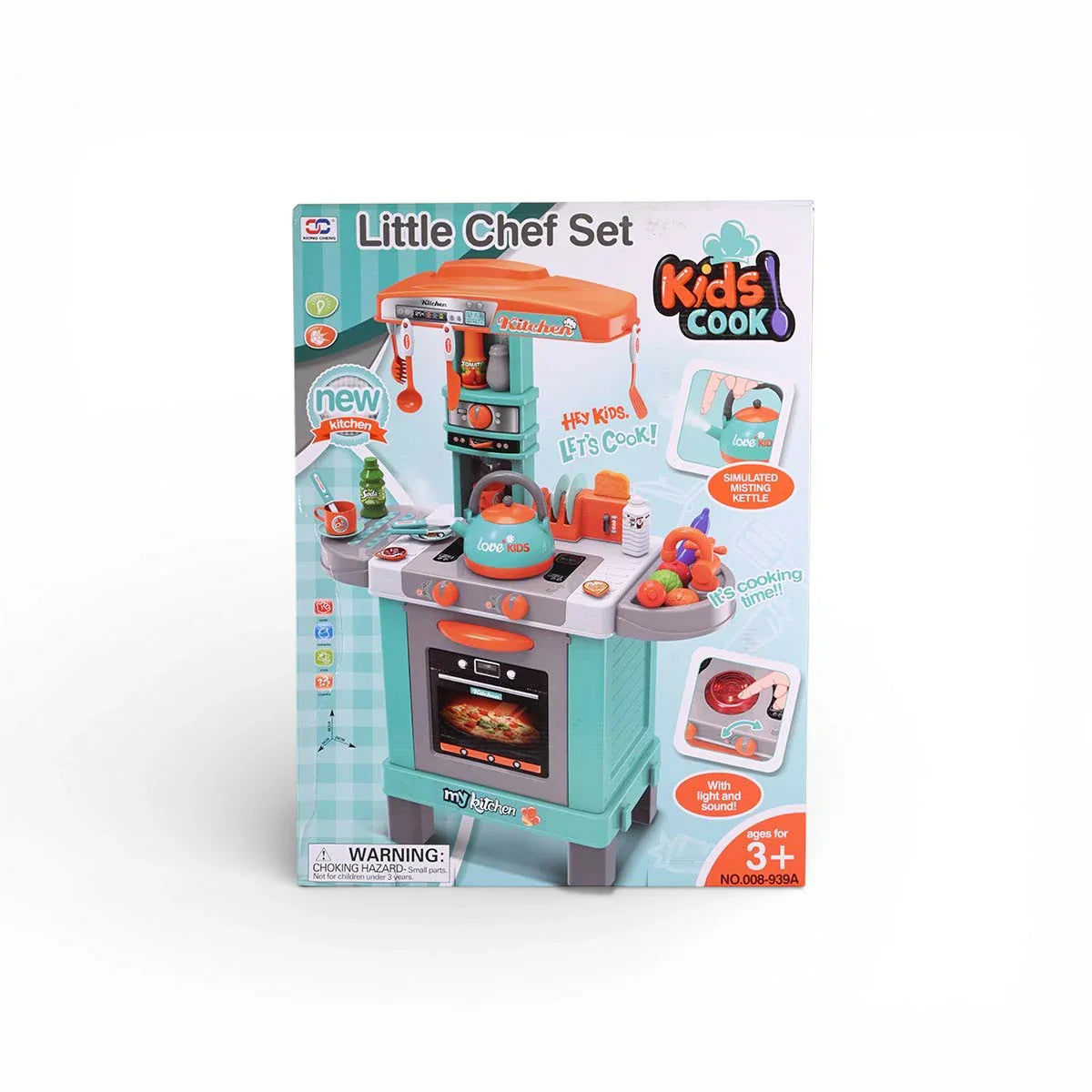 Little Chef Set Kids' Interactive Kitchen Playset – Smart Cooking Stat ...