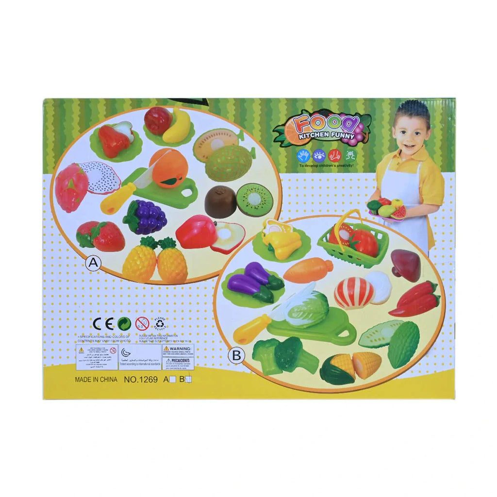 Picture of Vegetable Food Cutting Set Toy For Kids - by Raja Sahib Kids