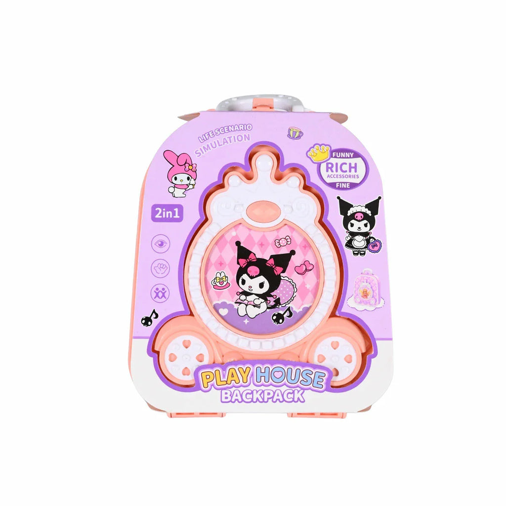 Picture of 2-in-1 Play House Backpack - My Melody & Kuromi Simulation Set - by Raja Sahib Kids