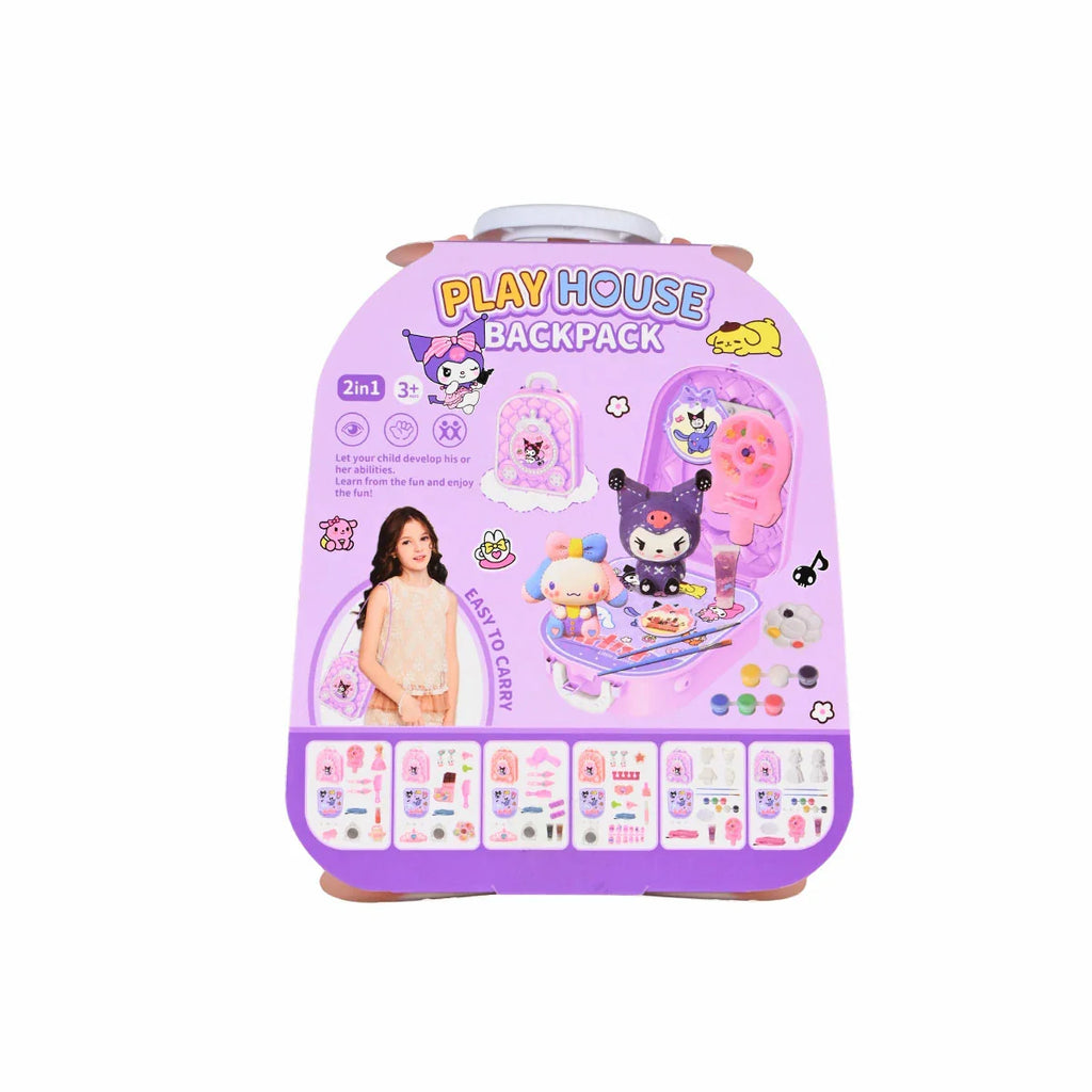 Picture of 2-in-1 Play House Backpack - My Melody & Kuromi Simulation Set - by Raja Sahib Kids