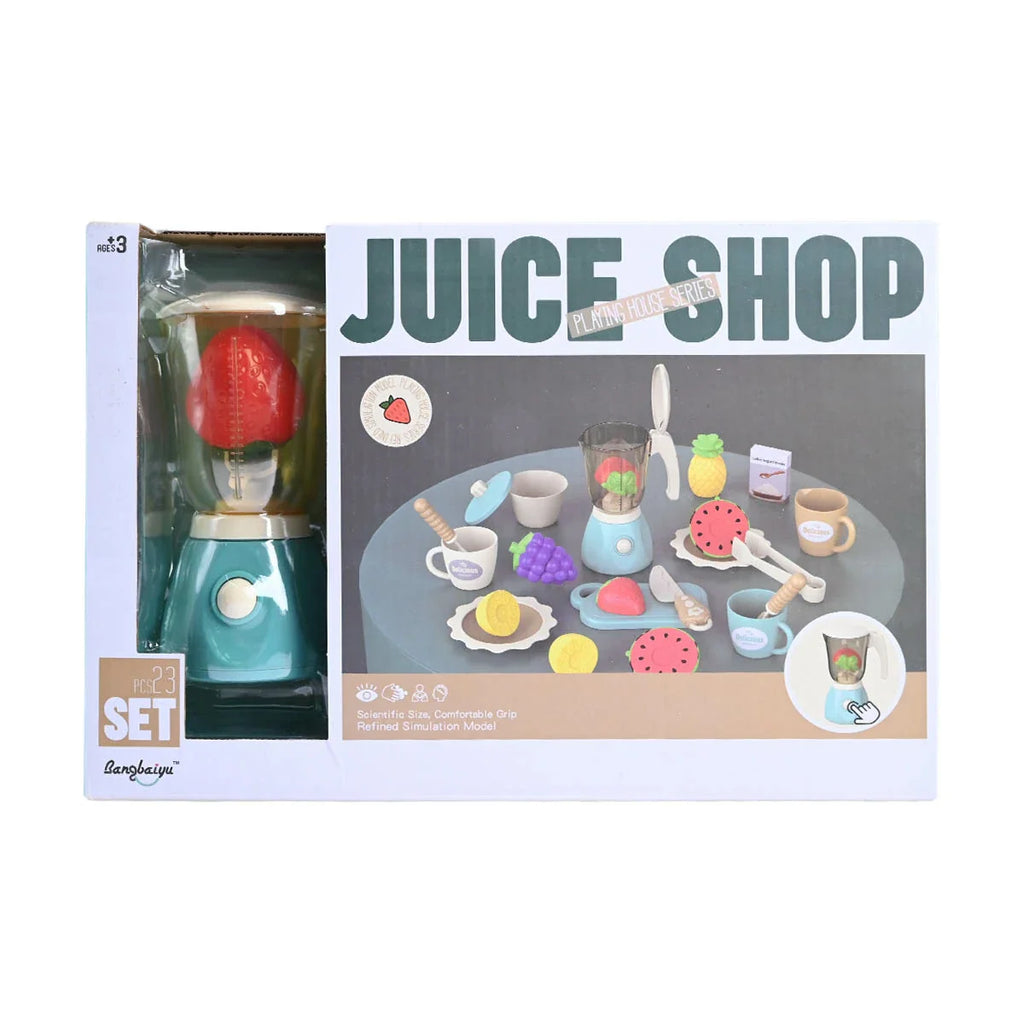 Picture of Juice Shop Playing House Series - Interactive Blender & Fruit Set 23-Piece - by Raja Sahib Kids