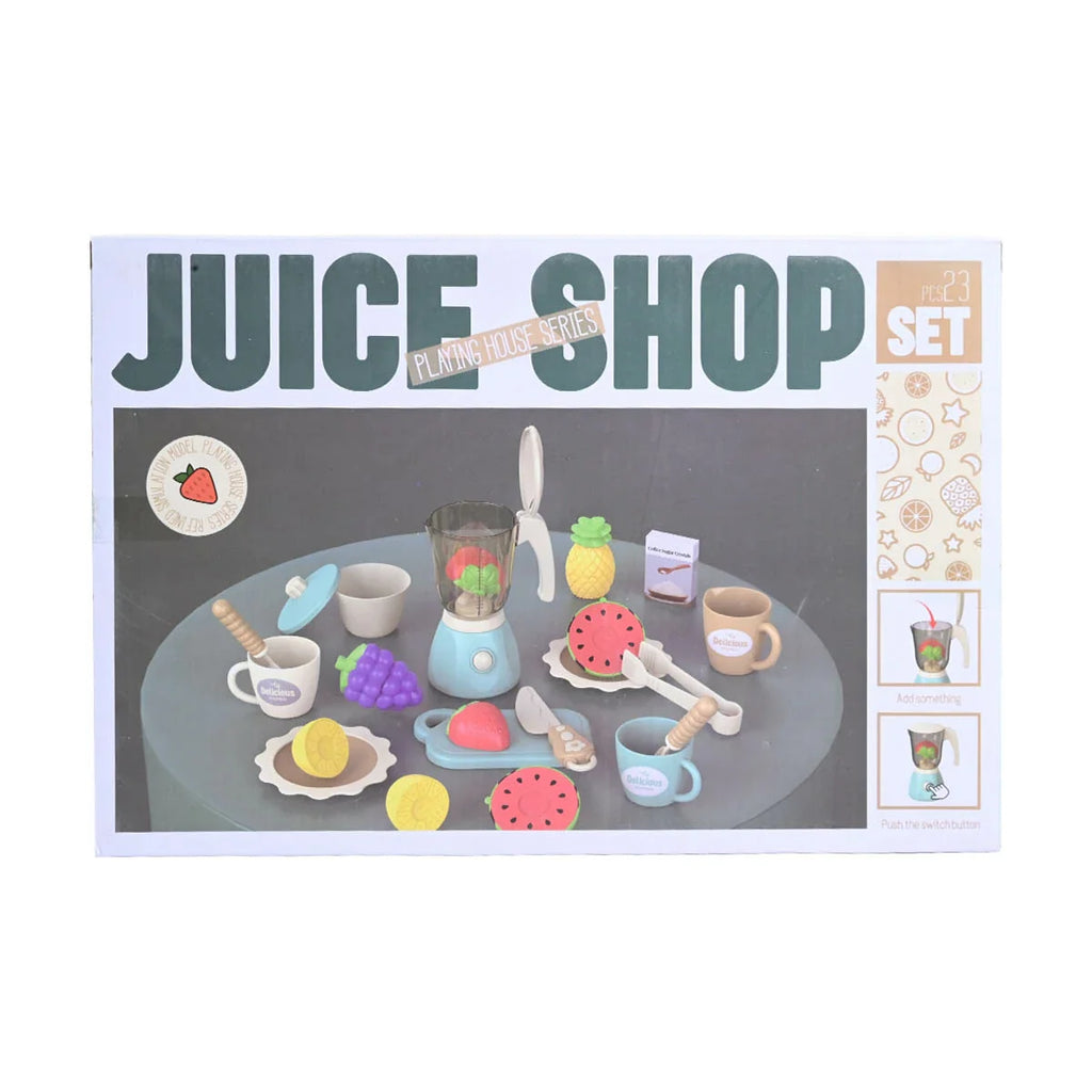 Picture of Juice Shop Playing House Series - Interactive Blender & Fruit Set 23-Piece - by Raja Sahib Kids