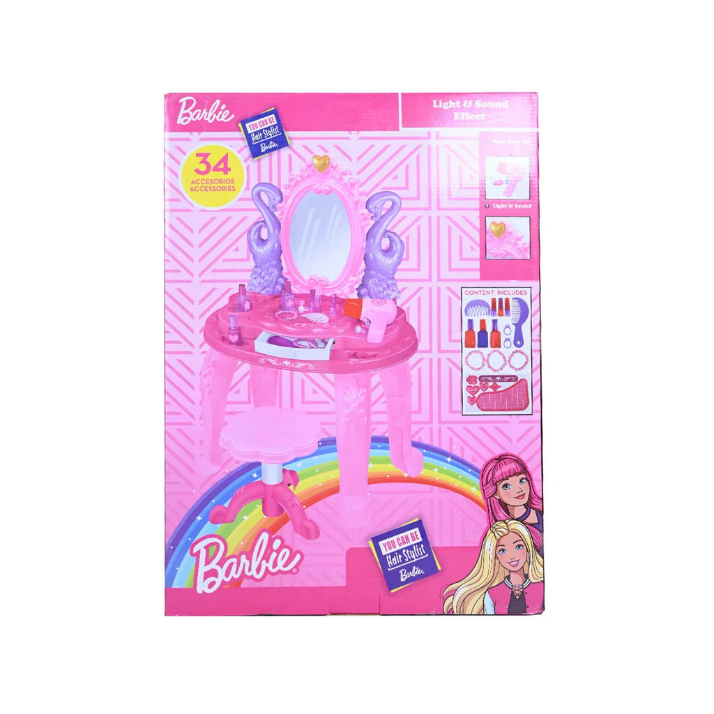 Picture of Barbie Dresser With Accessories Light And Sound 34 Pcs - by Raja Sahib Kids