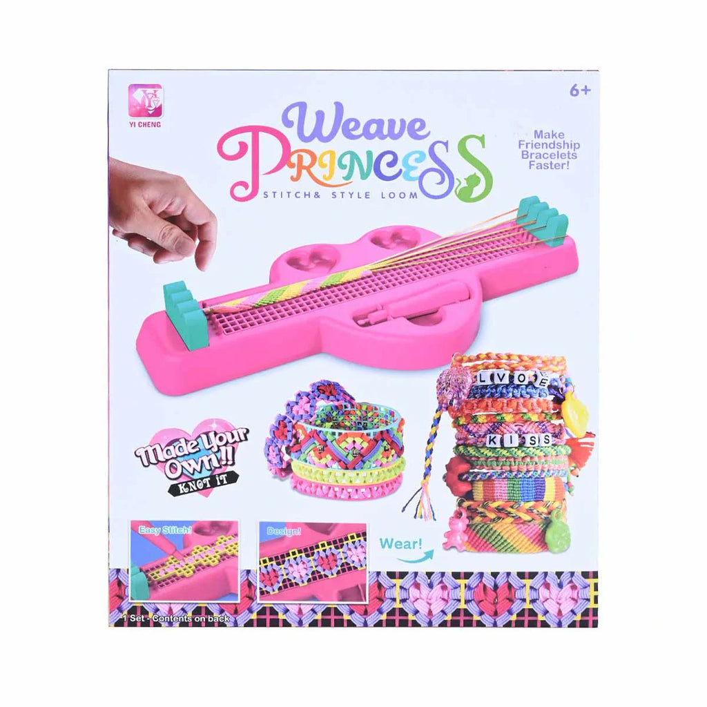 Picture of Weave Princess Diy Bracelet Maker Activity Play Set - by Raja Sahib Kids