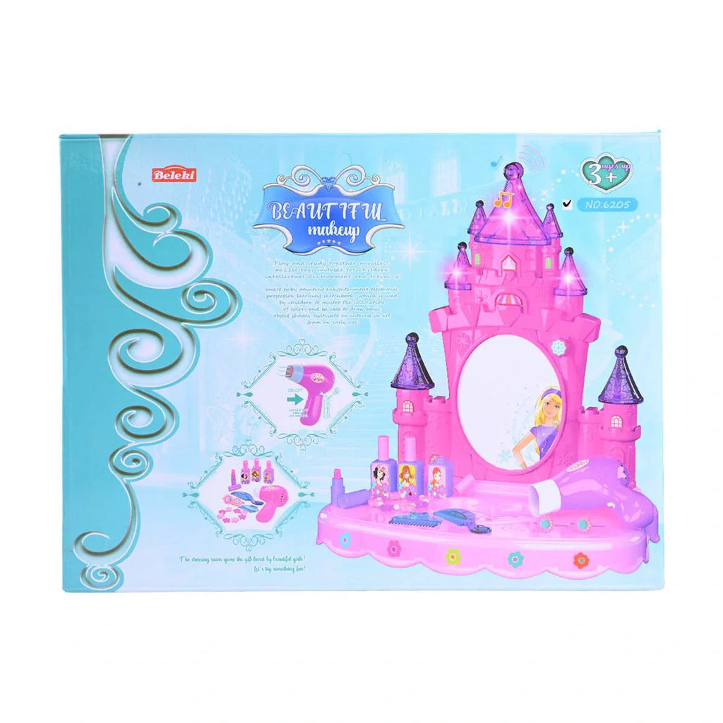 Picture of Beautiful Makeup Princess Castle Vanity Set - by Raja Sahib Kids