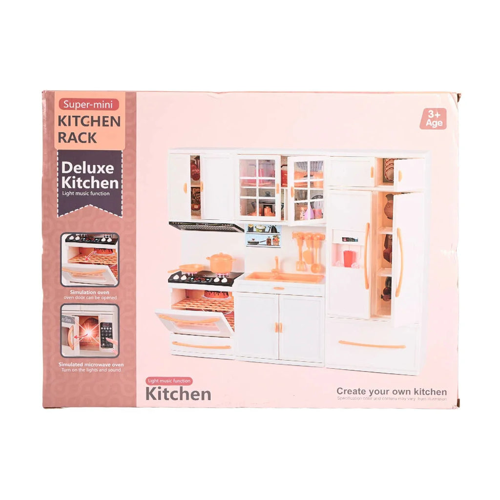 Picture of Super-Mini Deluxe Kitchen Rack: Light & Sound Simulation Playset - by Raja Sahib Kids