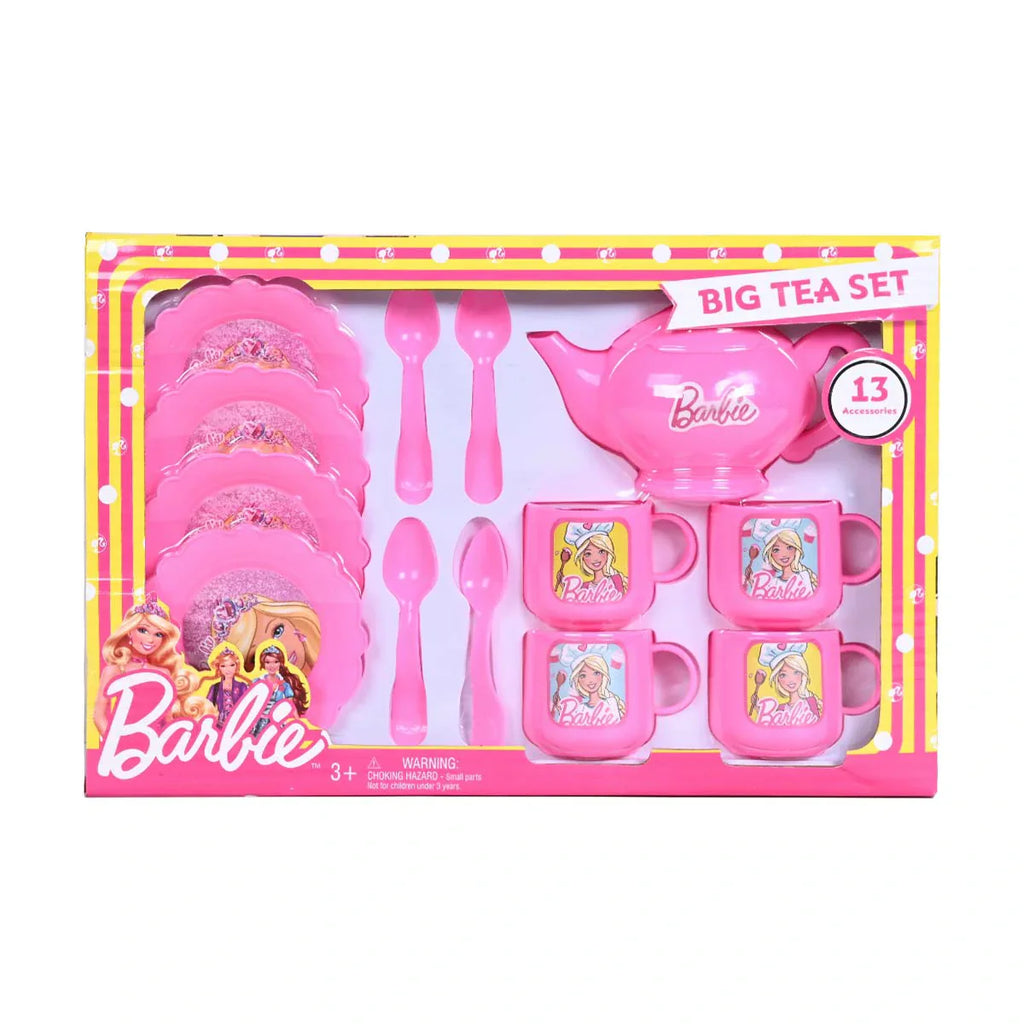 Picture of Barbie Big Tea Set 13 Pcs - by Raja Sahib Kids