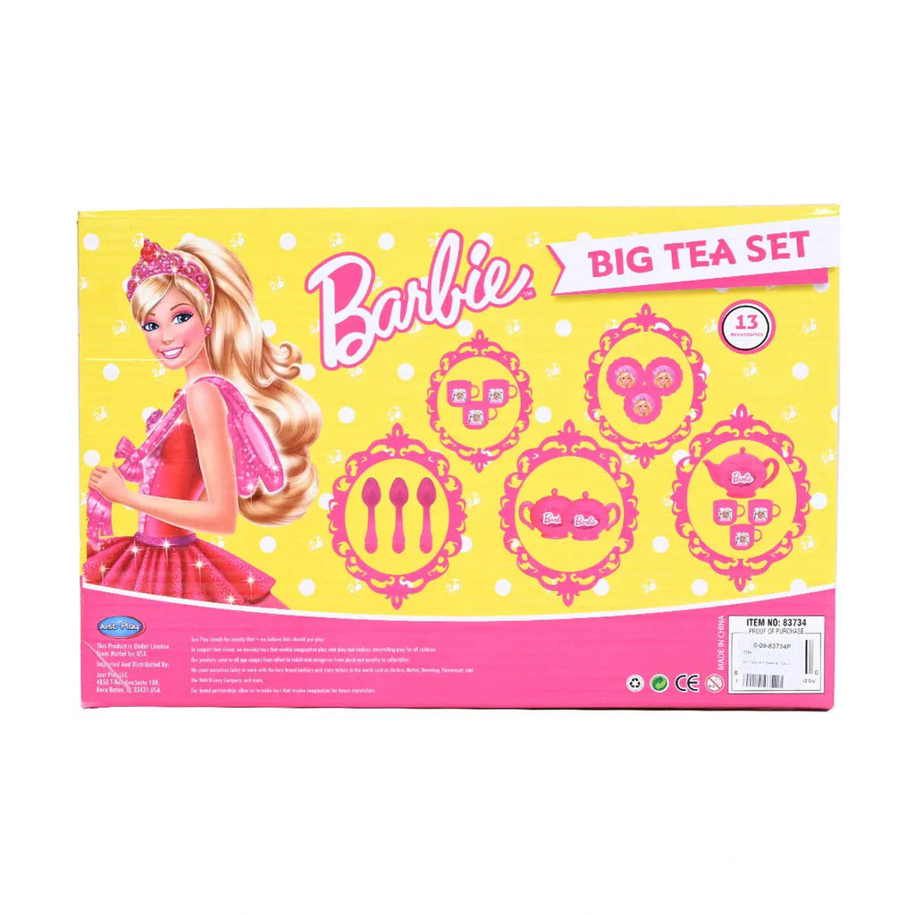 Picture of Barbie Big Tea Set 13 Pcs - by Raja Sahib Kids