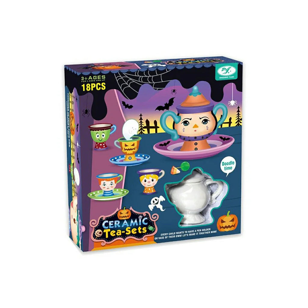 Picture of Coloring Ceramic Tea Set Toy - by Raja Sahib Kids