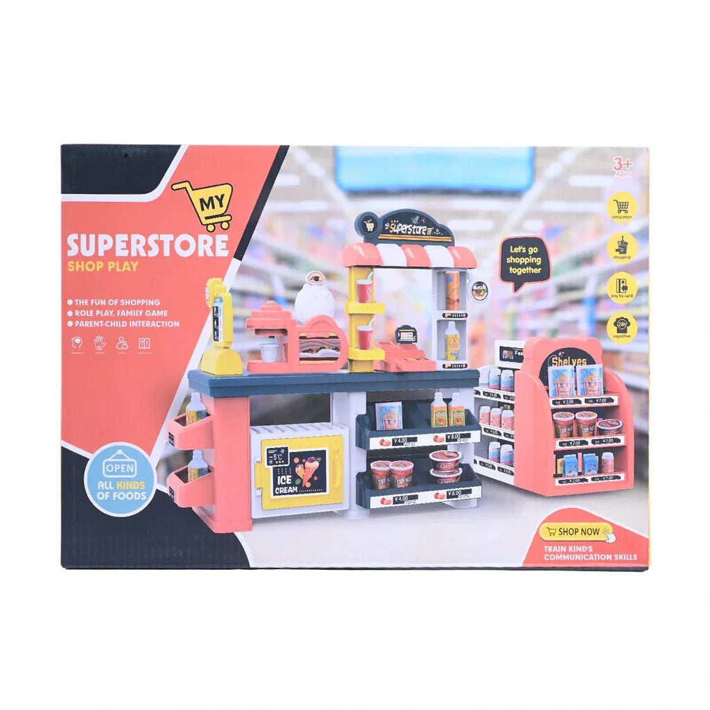 Picture of My Superstore Shop Play Set: Interactive Role-Play with All Kinds of Foods - by Raja Sahib Kids