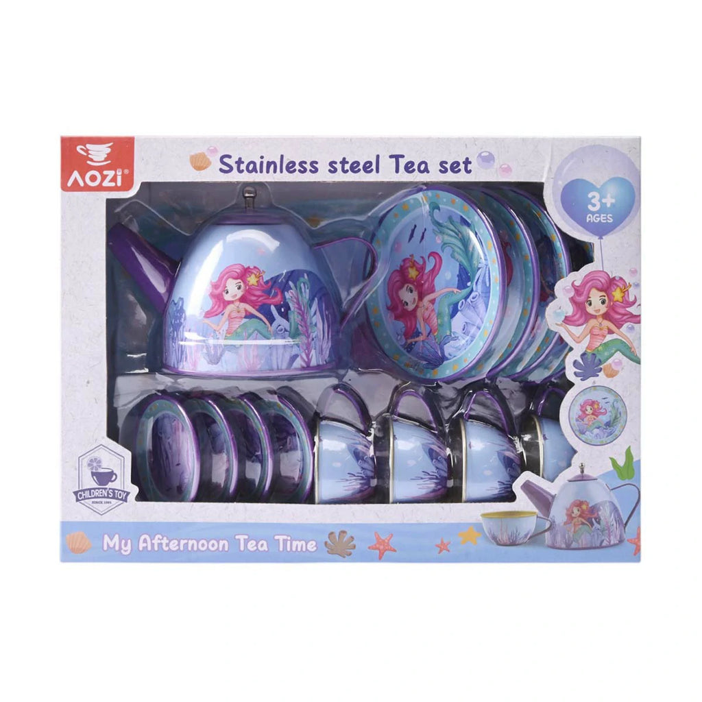 My Afternoon Tea Time: Mermaid-Themed Stainless Steel Tea Set – Raja ...