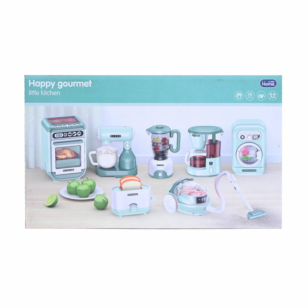 Picture of My Little Home Happy Gourmet Little Kitchen Play Set - by Raja Sahib Kids