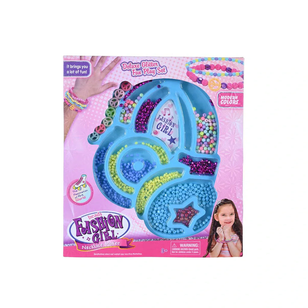 Picture of Fashion Girl Deluxe Glitter Beads Set - by Raja Sahib Kids