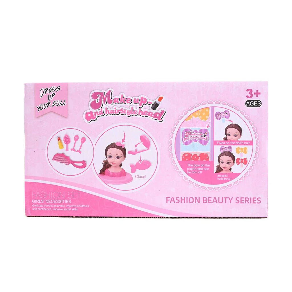 Picture of Deluxe Doll Styling & Makeup Head Toy | Creativity and Confidence Building Set | Ages 3+ - by Raja Sahib Kids
