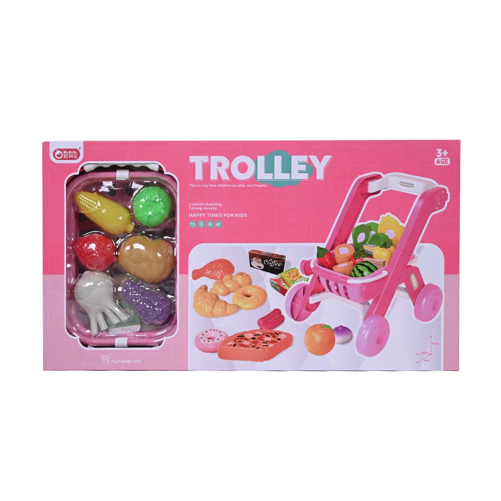 Picture of Happy Time Trolley High Quality Premium Toy Shopping Cart - by Raja Sahib Kids