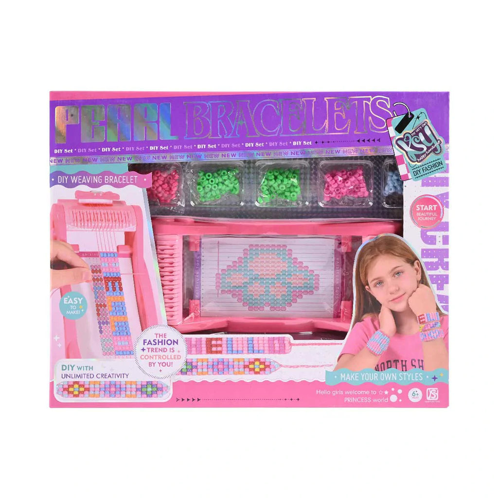 Picture of DIY Fashion Pearl Bracelets Weaving Loom Kit - by Raja Sahib Kids
