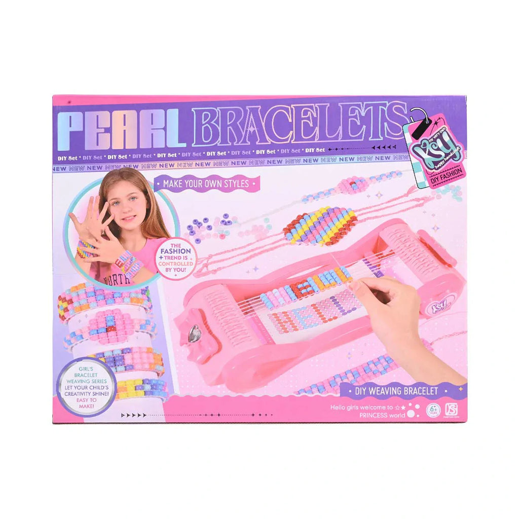 Picture of DIY Fashion Pearl Bracelets Weaving Loom Kit - by Raja Sahib Kids