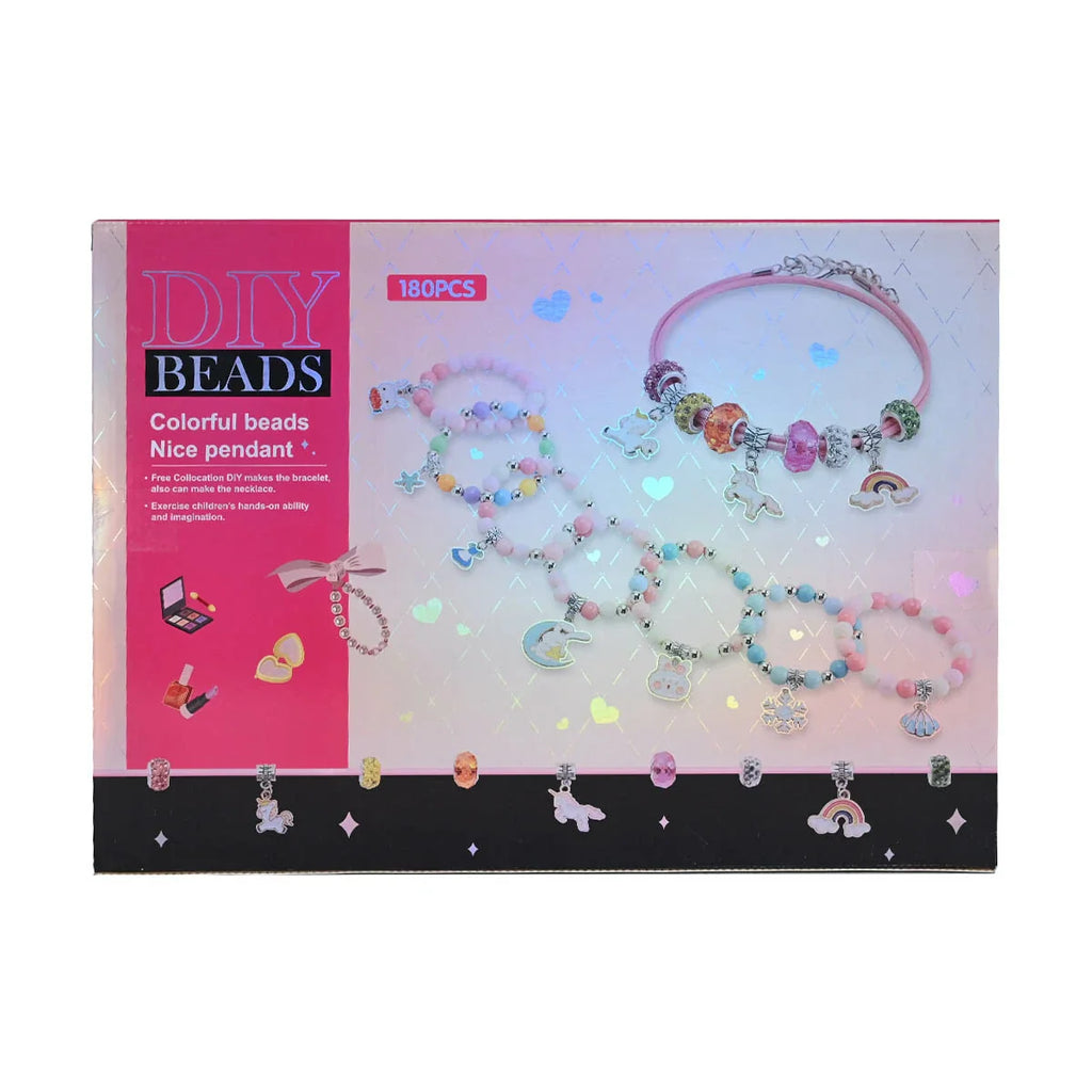 Picture of Diy Beads Beauty Make Up Kit 180 Pcs - by Raja Sahib Kids