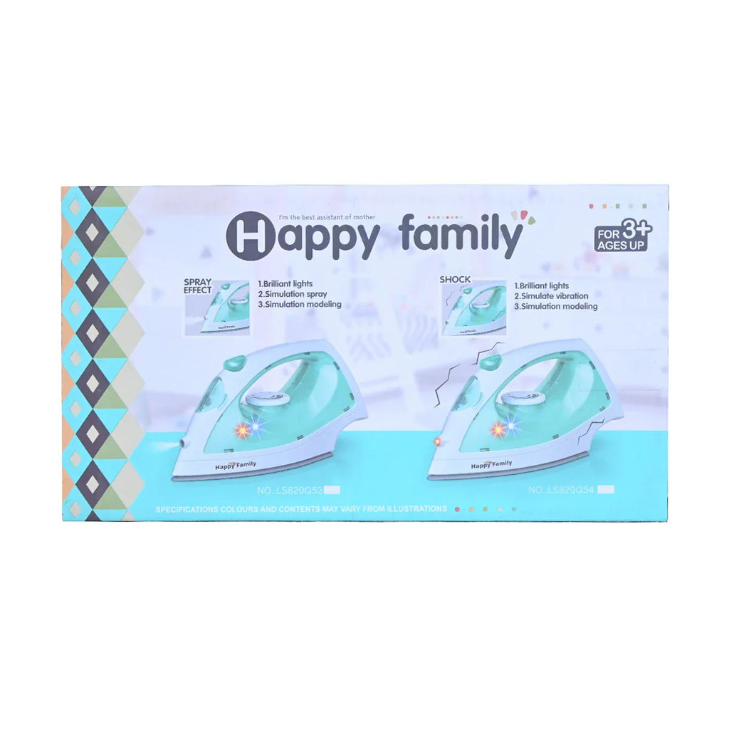 Picture of Happy Family Model Battery Powered Steam Iron - by Raja Sahib Kids