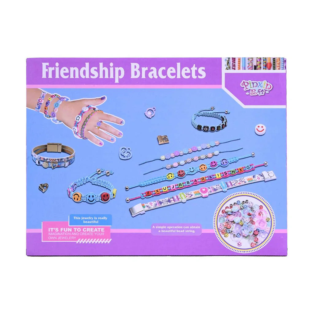 Picture of DIY Jewelry Making Kit: Friendship Bracelets Craft Set with Beads, Charms, and Strings - by Raja Sahib Kids