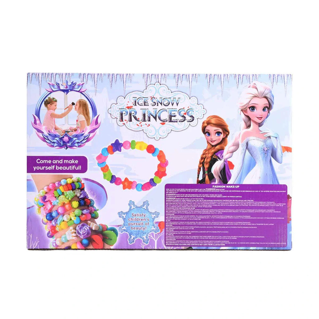 Picture of Ice Snow Princess Fashion & Makeup Accessories Set | DIY Jewelry Making & Glam Kit (Ages 6+) - by Raja Sahib Kids