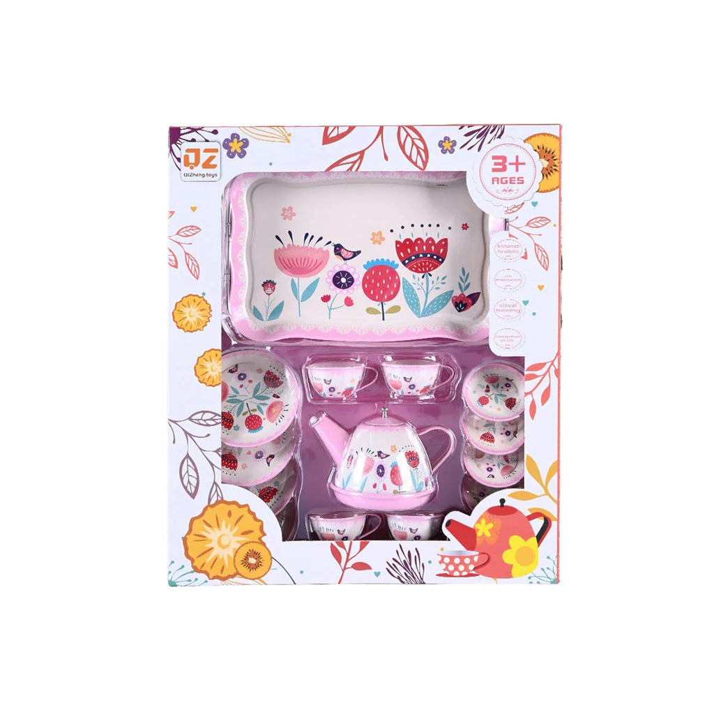 Picture of The Teapot Party Playset, A 14-Piece Tea Set for Kids - by Raja Sahib Kids