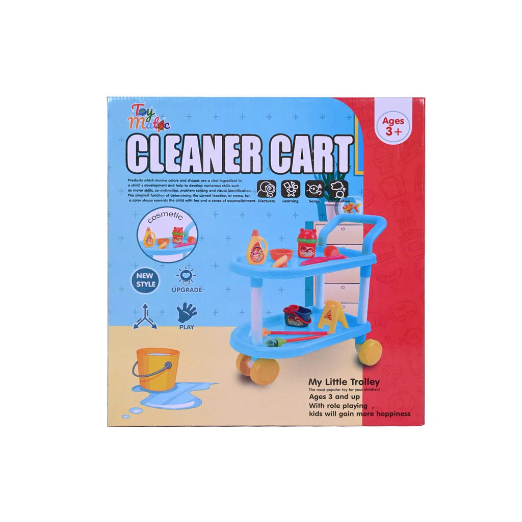 Picture of Cleaning Cart Trolley Playset - by Raja Sahib Kids