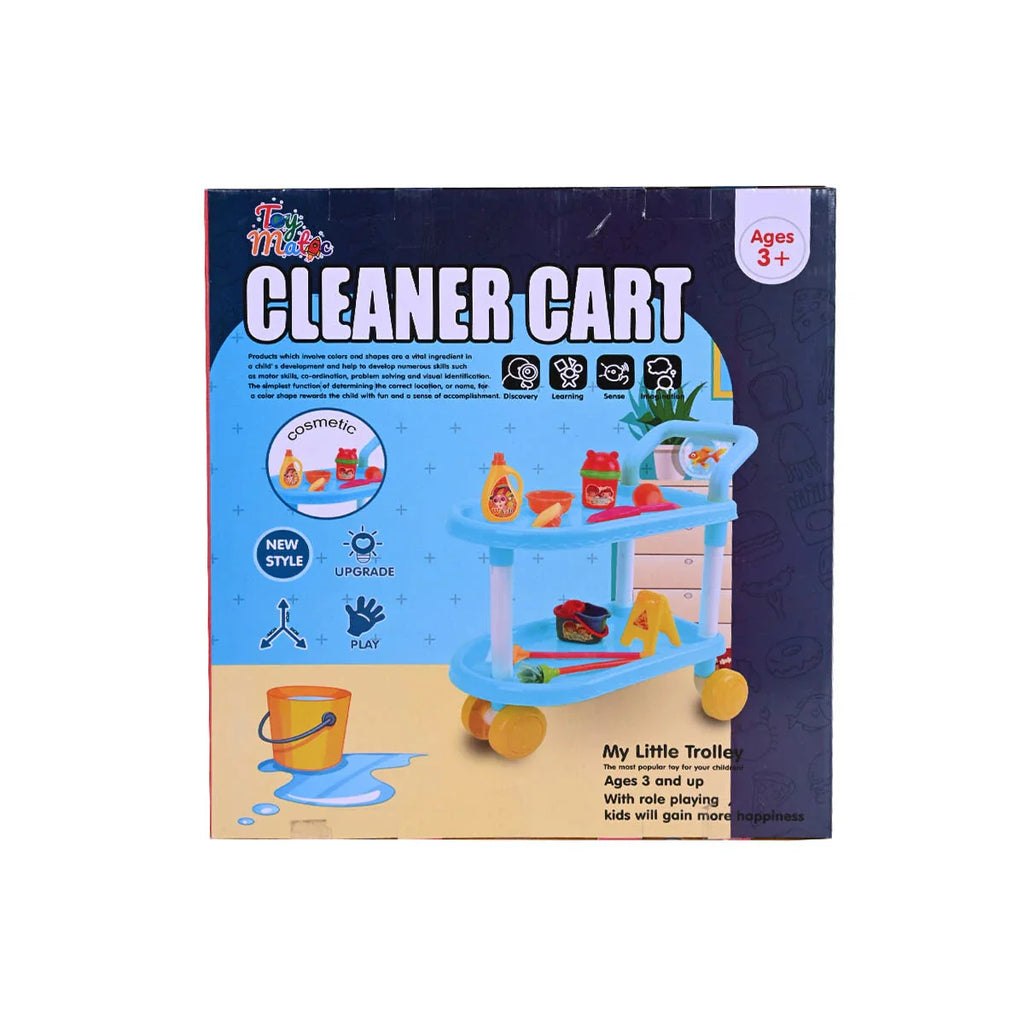 Picture of Cleaning Cart Trolley Playset - by Raja Sahib Kids