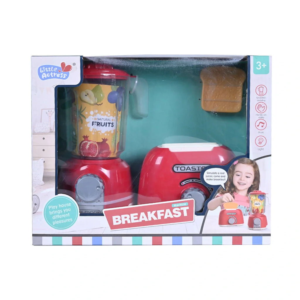 Picture of Breakfast Machine Juicer Toaster Playset - by Raja Sahib Kids