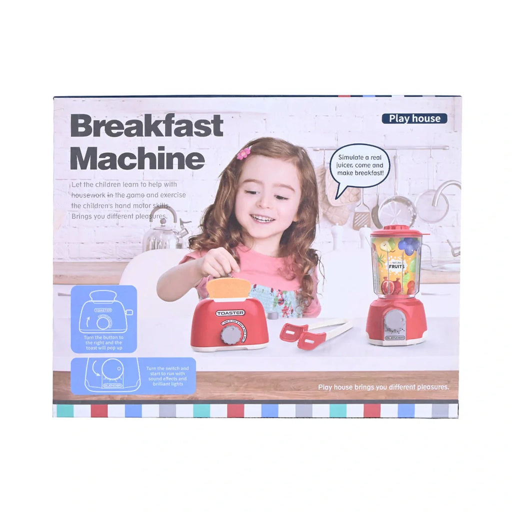 Picture of Breakfast Machine Juicer Toaster Playset - by Raja Sahib Kids