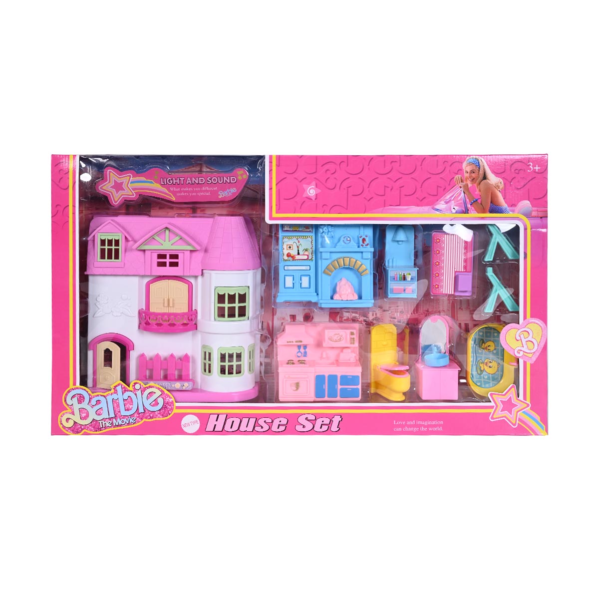 Dollhouse Sets De Barbie Barbie The Movie Doll House Set – Raja