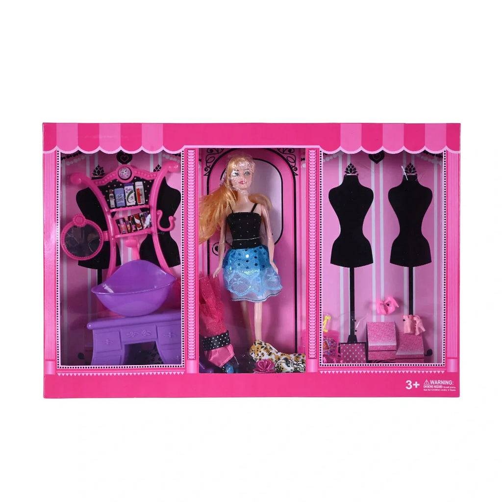 Picture of Fashion Studio Playset with Doll & Accessories - by Raja Sahib Kids