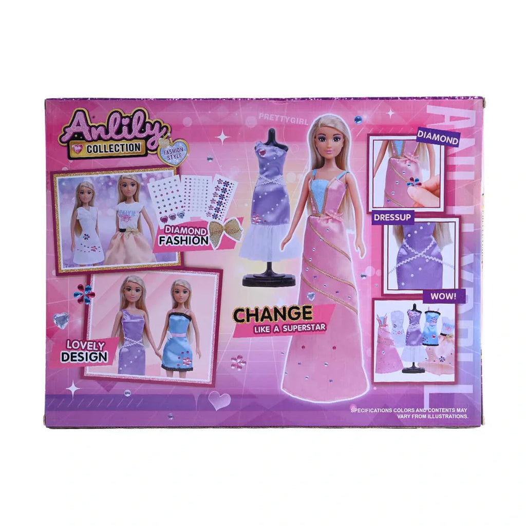 Picture of Anlily Fashion Style Collection: Diamond Dress Up Set with Mannequin - by Raja Sahib Kids