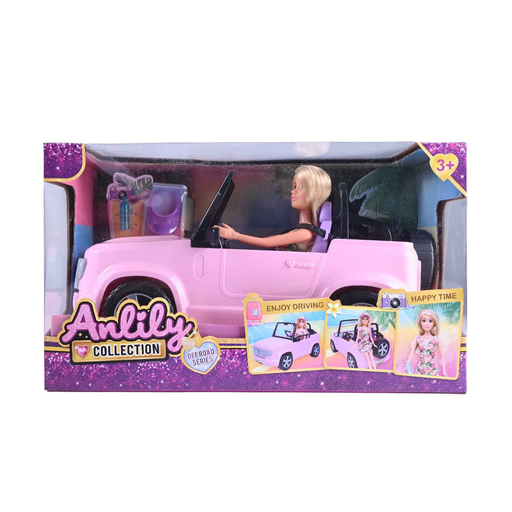 Picture of Anlily Collection Offroad Adventure 4x4 & Doll Set - Enjoy Driving - by Raja Sahib Kids
