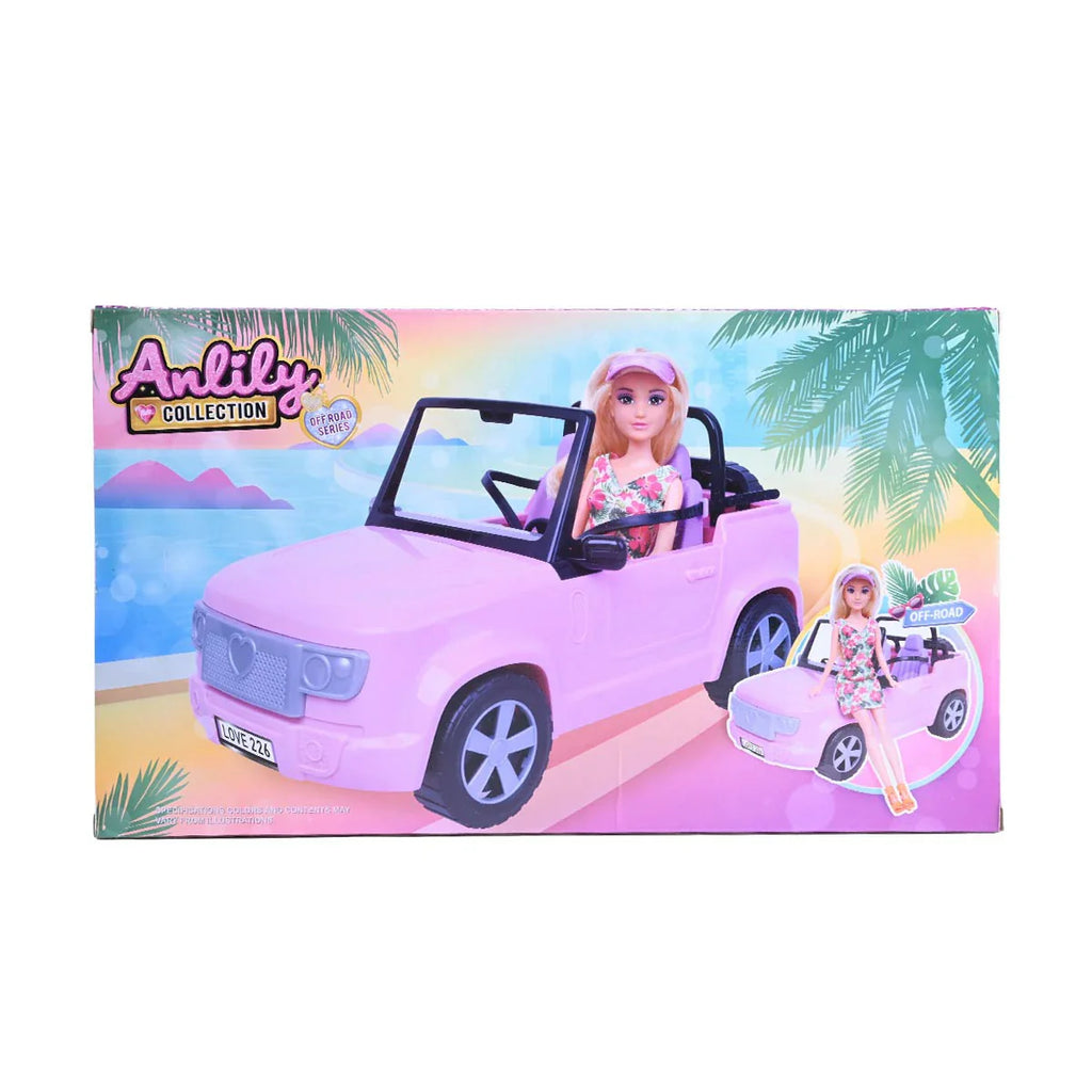 Picture of Anlily Collection Offroad Adventure 4x4 & Doll Set - Enjoy Driving - by Raja Sahib Kids