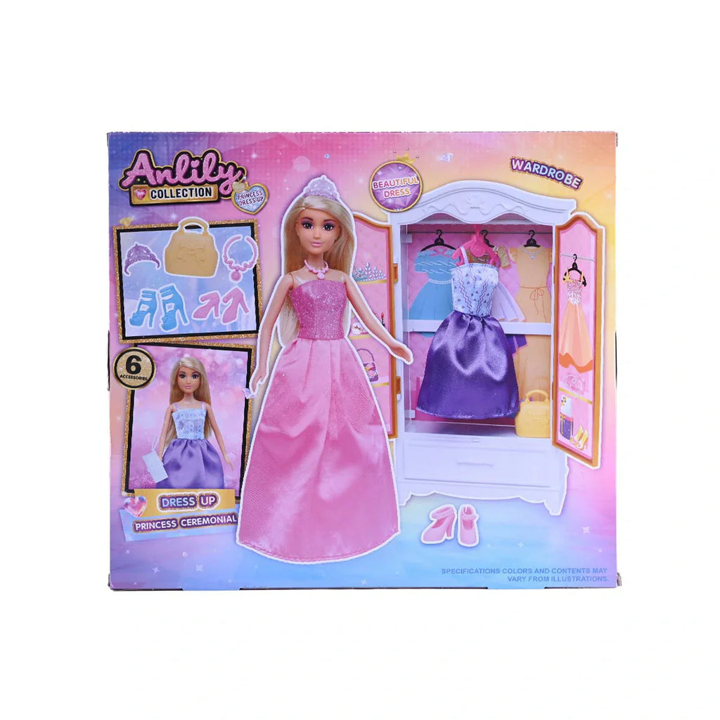 Picture of Anlily Collection Princess Dress Up Wardrobe Playset - by Raja Sahib Kids