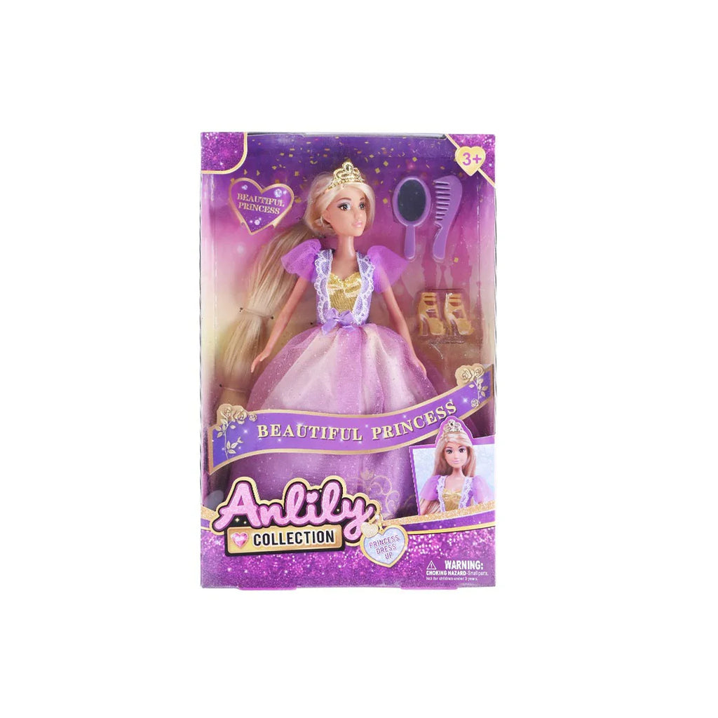 Picture of Anlily Collection Beautiful Princess Doll with Styling Accessories - by Raja Sahib Kids