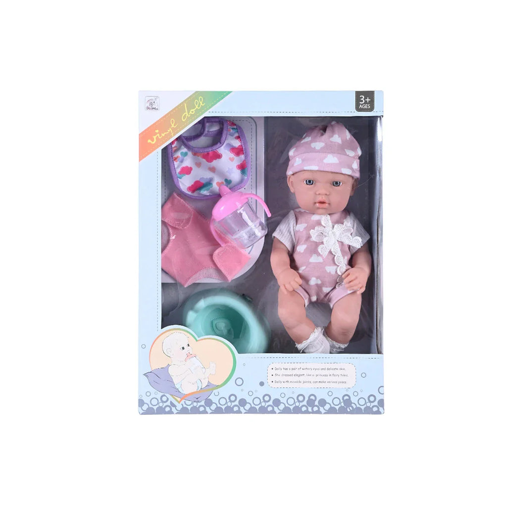 Picture of Little Cute Baby Vinyl Doll - by Raja Sahib Kids